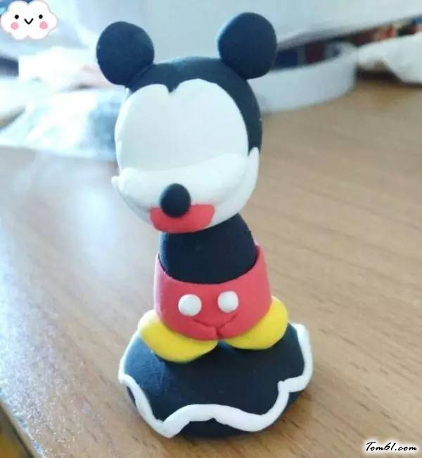 米老鼠的彩泥橡皮泥制作教程图解 图片10