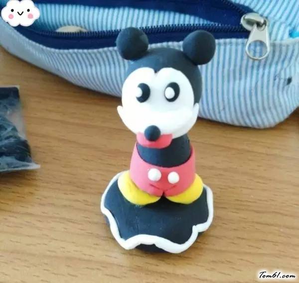 米老鼠的彩泥橡皮泥制作教程图解 图片11