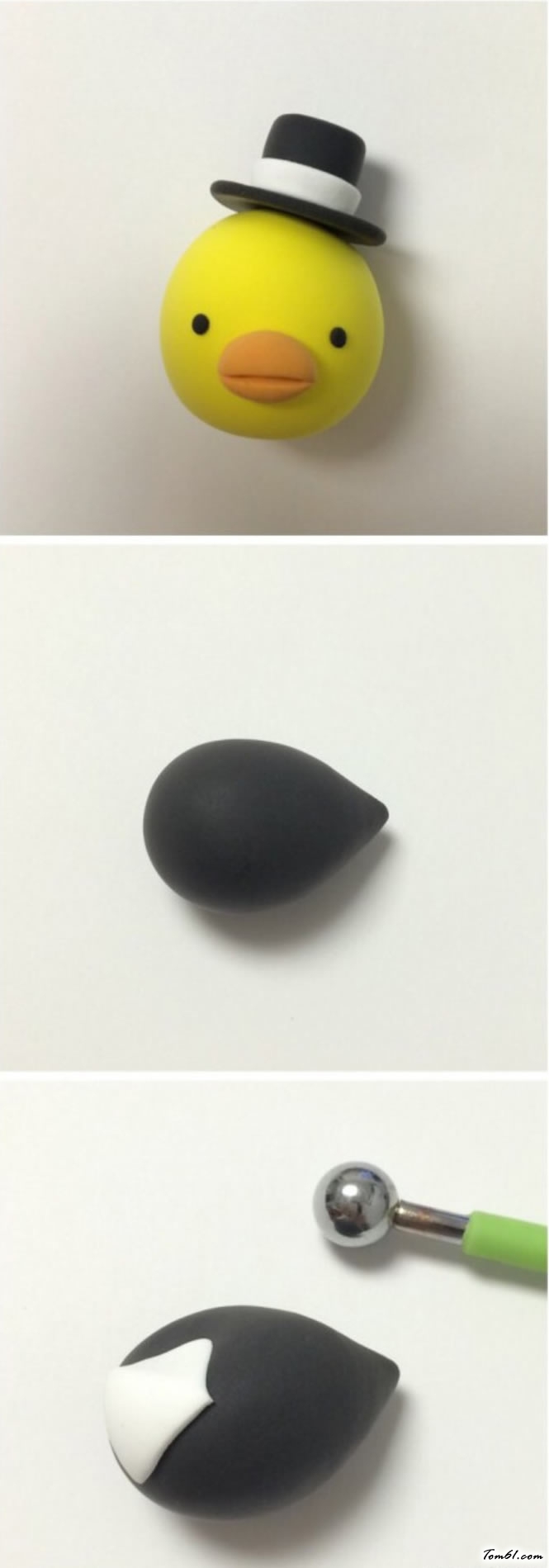小黄鸡的彩泥橡皮泥制作教程图解图片3