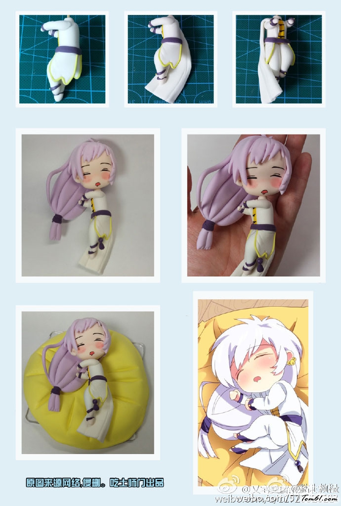 月城雪兔的彩泥橡皮泥制作教程图解图片6