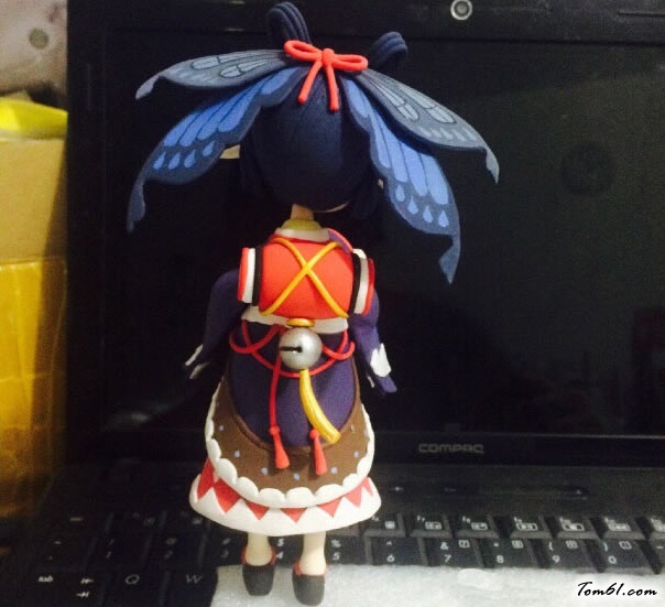 蝴蝶精人偶的彩泥橡皮泥制作教程图解图片16 蝴蝶精人偶的彩泥橡皮泥制作教程图解图片16