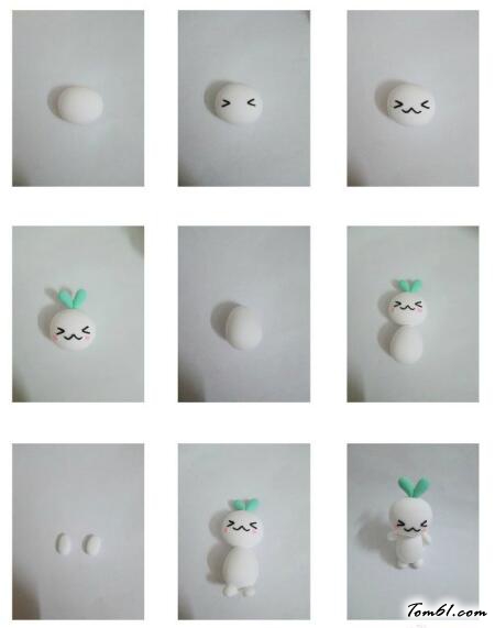 颜文字君的彩泥橡皮泥制作教程图解2图片2