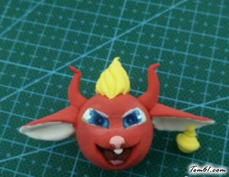 炸弹人的彩泥橡皮泥制作教程图解图片13