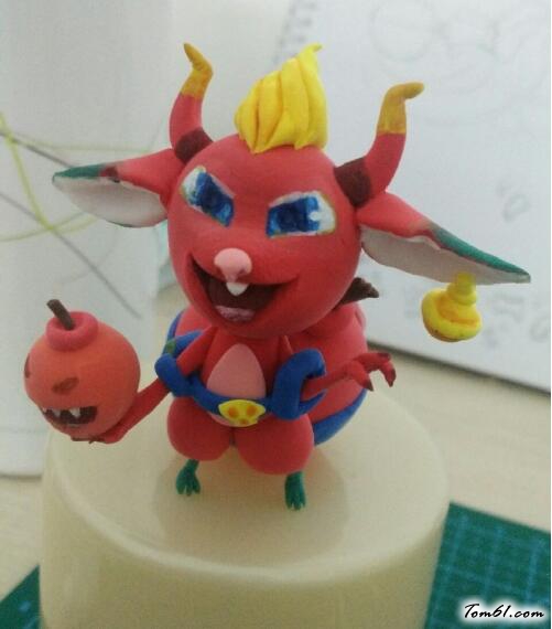 炸弹人的彩泥橡皮泥制作教程图解图片14