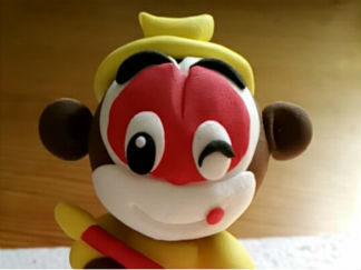 孙悟空人偶的彩泥橡皮泥制作教程图解