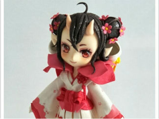 桃花妖的彩泥橡皮泥制作教程图解