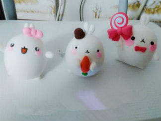 土豆兔的彩泥橡皮泥制作教程图解