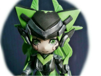 王者荣耀孙尚香的彩泥橡皮泥制作教程图解