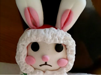 小兔子2的彩泥橡皮泥制作教程图解