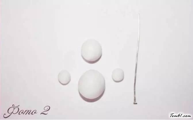 雪人挂件的彩泥橡皮泥制作教程图解图片3