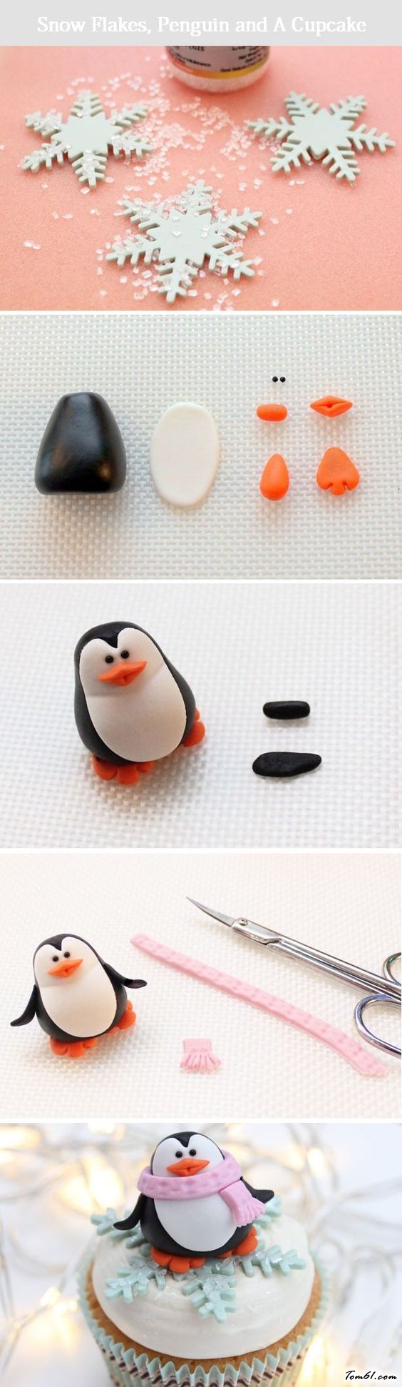 企鹅的彩泥橡皮泥制作教程图解3图片1