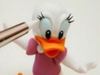 唐老鸭的彩泥橡皮泥制作教程图解