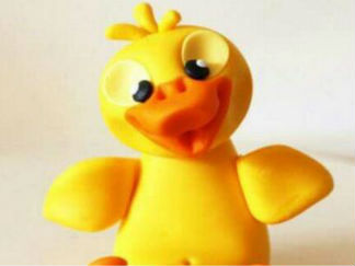 鸭子的彩泥橡皮泥制作教程图解2