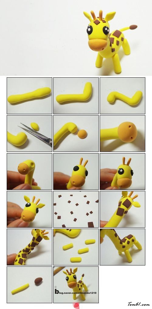 小鹿的彩泥橡皮泥制作教程图解图片1