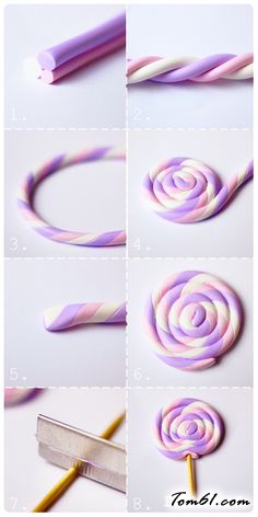 棒棒糖2的彩泥橡皮泥制作教程图解图片1