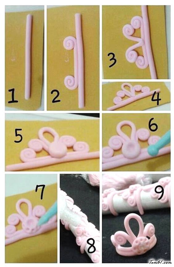 皇冠的彩泥橡皮泥制作教程图解2图片1