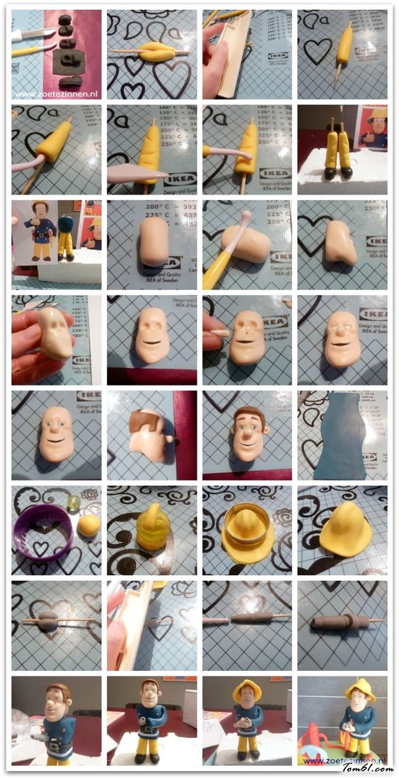 工人的彩泥橡皮泥制作教程图解  图片1