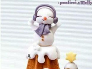 雪人的彩泥橡皮泥制作教程图解3