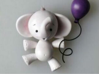 大象5的彩泥橡皮泥制作教程图解