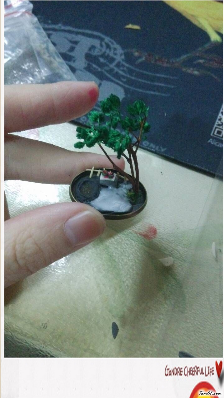 小树屋吊瓶的彩泥橡皮泥制作教程图解图片14