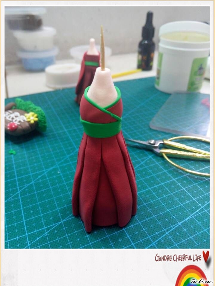 妖神花千骨的彩泥橡皮泥制作教程图解图片21