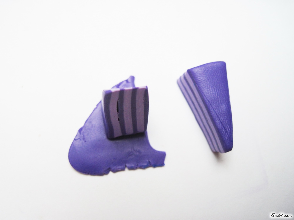 蓝莓蛋糕小吊坠的彩泥橡皮泥制作教程图解图片10 蓝莓蛋糕小吊坠的彩泥橡皮泥制作教程图解图片10