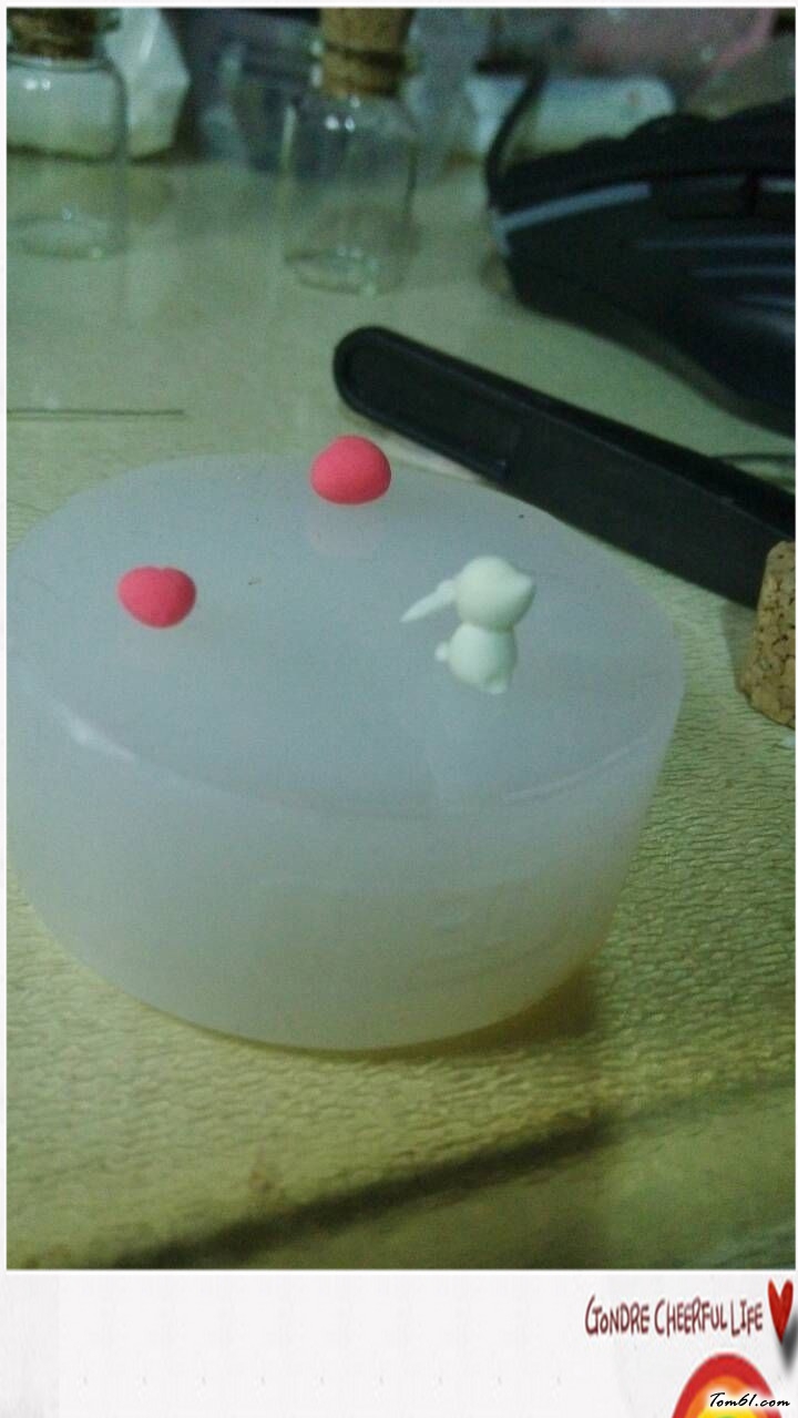 瓶子兔子拿气球的彩泥橡皮泥制作教程图解图片12