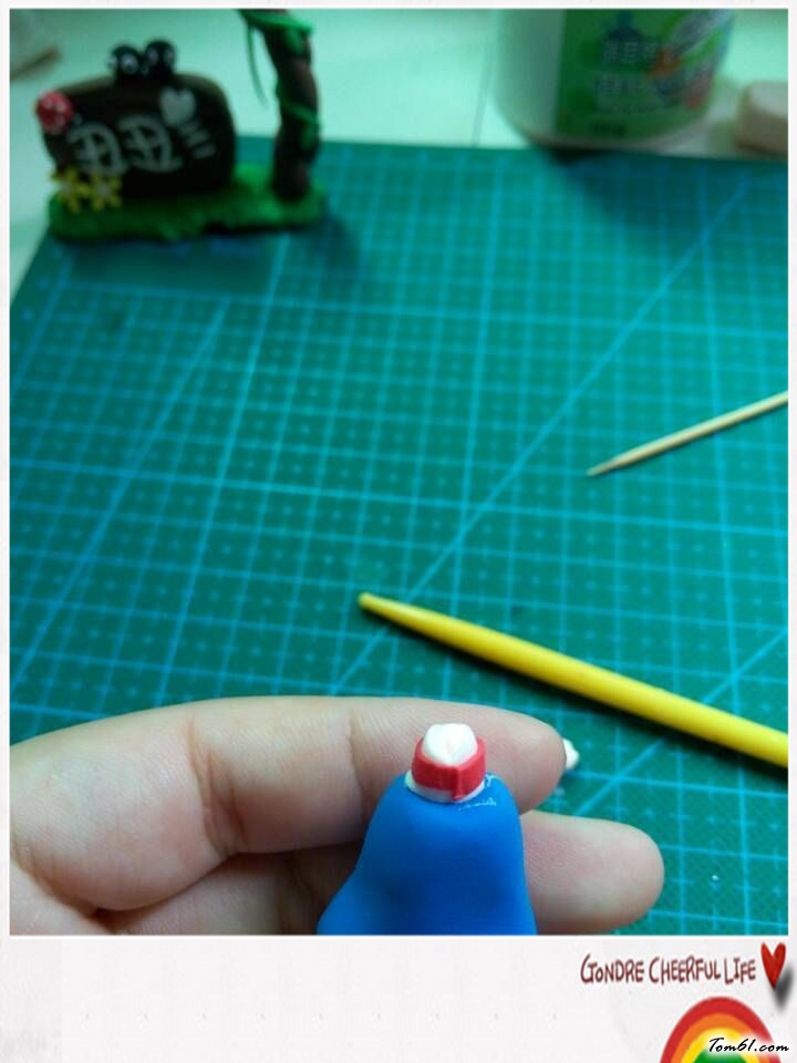 黑执事的彩泥橡皮泥制作教程图解图片24
