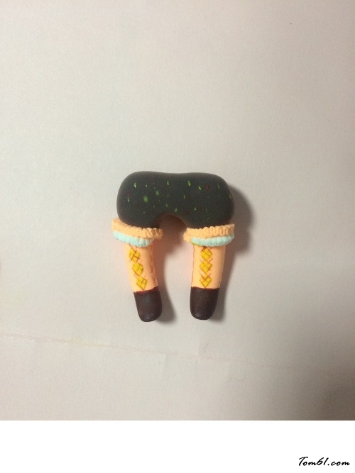 狐狸摆件的彩泥橡皮泥制作教程图解图片4