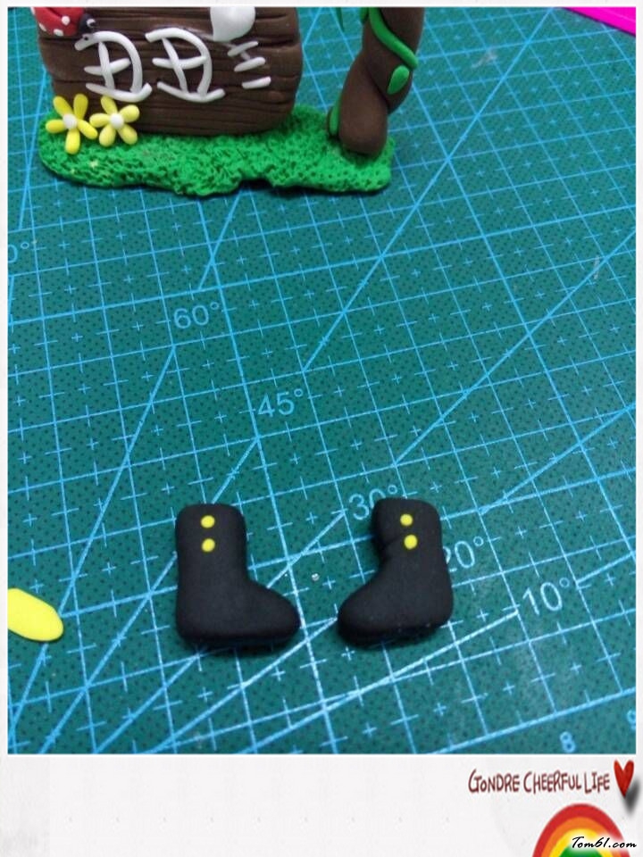 黑执事的彩泥橡皮泥制作教程图解图片16