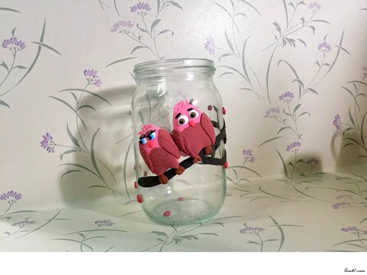 树枝上的猫头鹰的彩泥橡皮泥制作教程图解图片12