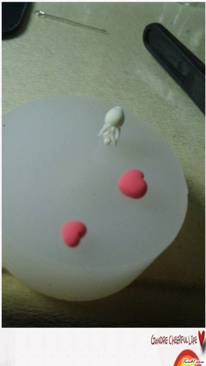 瓶子兔子拿气球的彩泥橡皮泥制作教程图解图片11