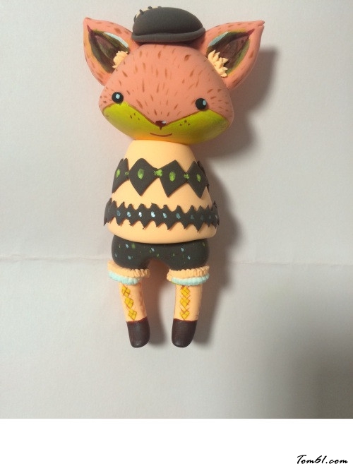 狐狸摆件的彩泥橡皮泥制作教程图解图片7