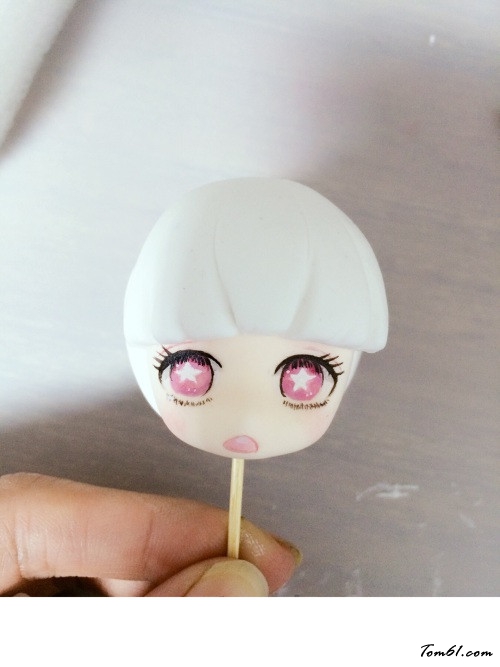阴阳师小山兔的彩泥橡皮泥制作教程图解第11步:图片3 阴阳师小山兔的彩泥橡皮泥制作教程图解第11步:图片3