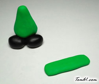 圣诞小精灵矮人的彩泥橡皮泥制作教程图解图片4 圣诞小精灵矮人的彩泥橡皮泥制作教程图解图片4