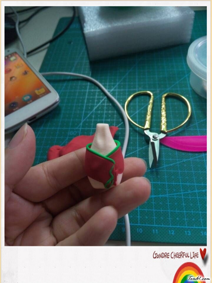 妖神花千骨的彩泥橡皮泥制作教程图解图片16