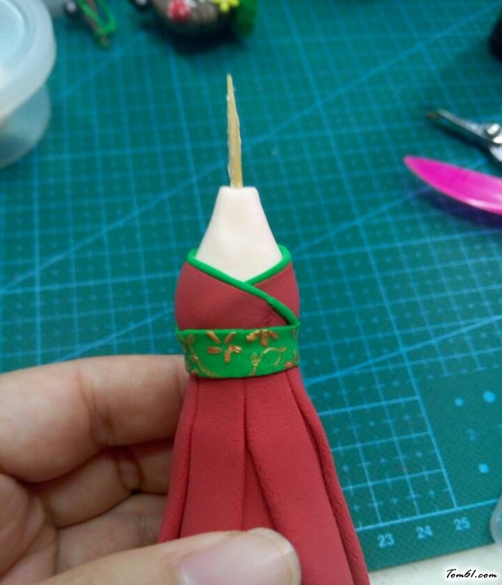 妖神花千骨的彩泥橡皮泥制作教程图解图片22