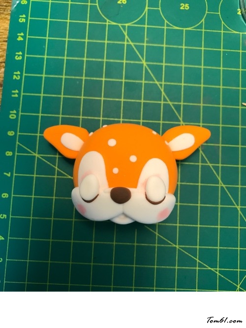 小鹿挂饰的彩泥橡皮泥制作教程图解图片10