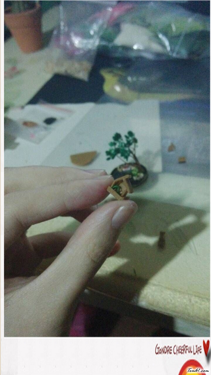 小树屋吊瓶的彩泥橡皮泥制作教程图解图片21