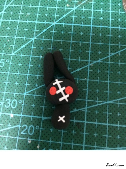 万圣节小女孩的彩泥橡皮泥制作教程图解图片23