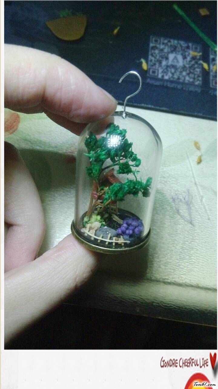 小树屋吊瓶的彩泥橡皮泥制作教程图解图片29