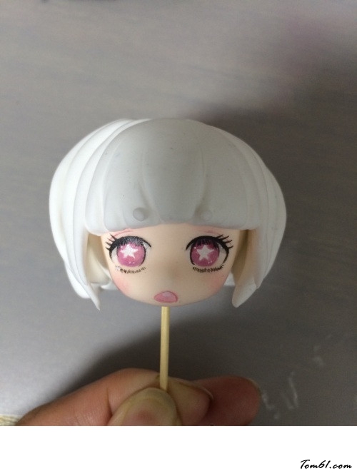 阴阳师小山兔的彩泥橡皮泥制作教程图解第11步:图片7 阴阳师小山兔的彩泥橡皮泥制作教程图解第11步:图片7