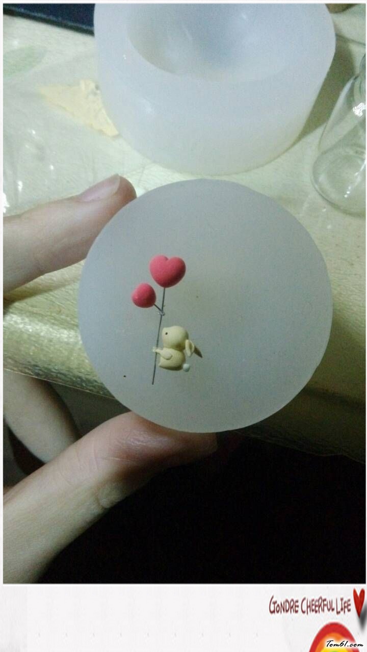 瓶子兔子拿气球的彩泥橡皮泥制作教程图解图片16