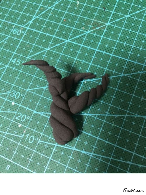 万圣节小女孩的彩泥橡皮泥制作教程图解图片16