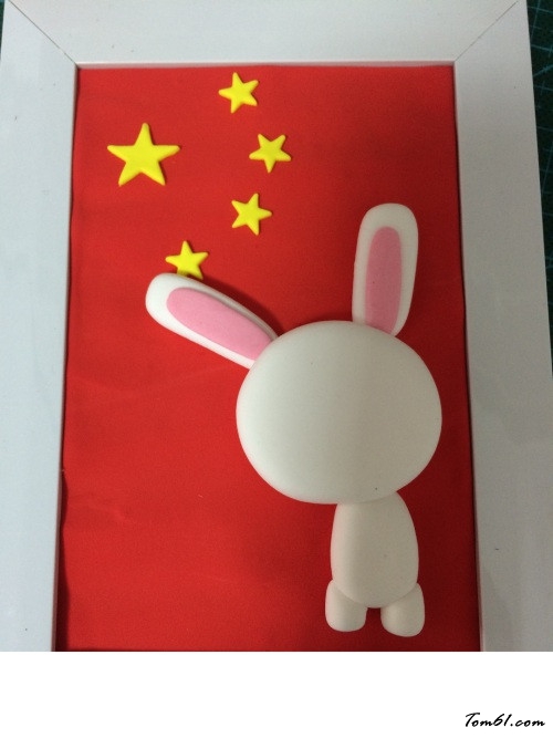 红星那年小兔的彩泥橡皮泥制作教程图解图片8