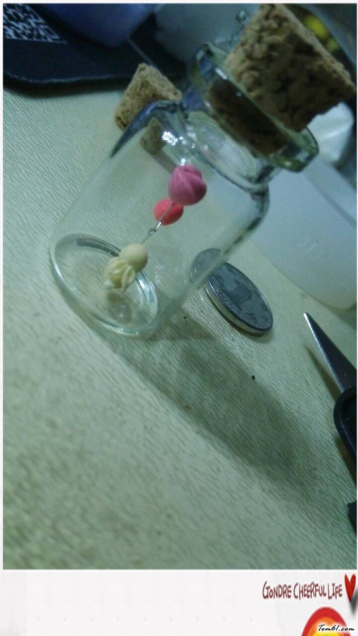 瓶子兔子拿气球的彩泥橡皮泥制作教程图解图片19