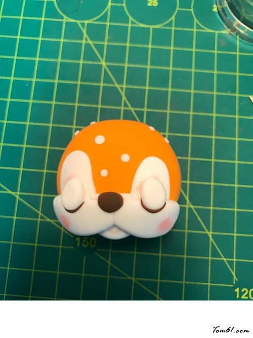 小鹿挂饰的彩泥橡皮泥制作教程图解图片9