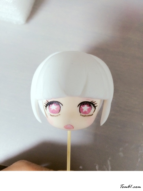 阴阳师小山兔的彩泥橡皮泥制作教程图解第11步:图片4 阴阳师小山兔的彩泥橡皮泥制作教程图解第11步:图片4
