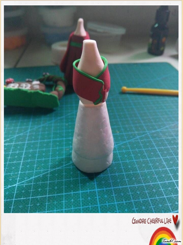 妖神花千骨的彩泥橡皮泥制作教程图解图片17