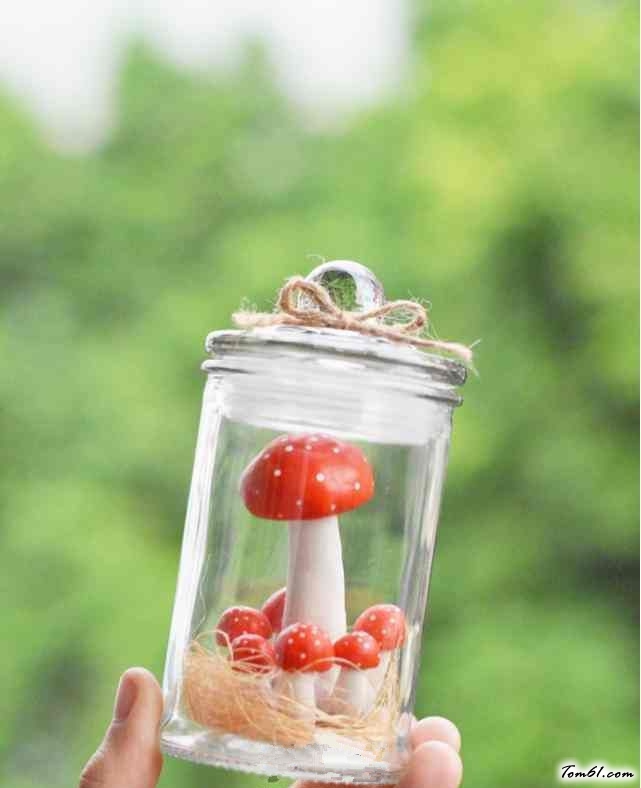 微型蘑菇瓶的彩泥橡皮泥制作教程图解图片25 微型蘑菇瓶的彩泥橡皮泥制作教程图解图片25